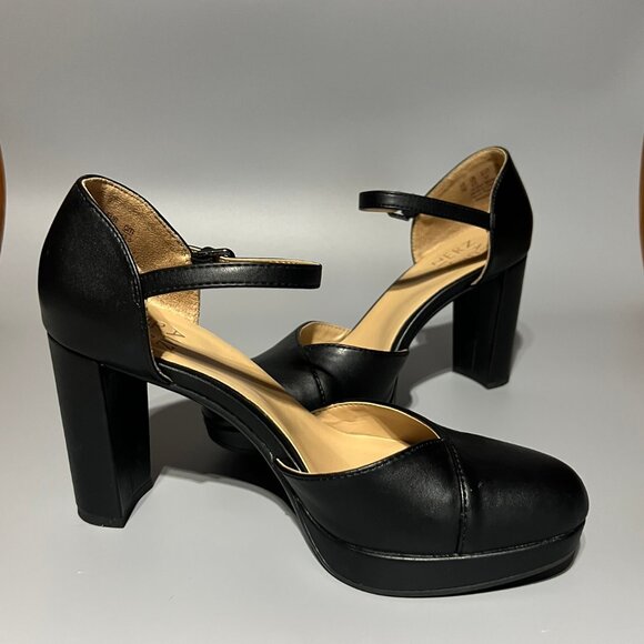 Naturalizer Bandele Mary Jane Platform Pump Black Size 7 - Picture 7 of 7
